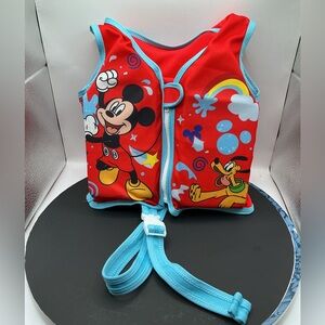 Kids Red and Blue MICKEY MOUSE & PLUTO DISNEY Life Vest